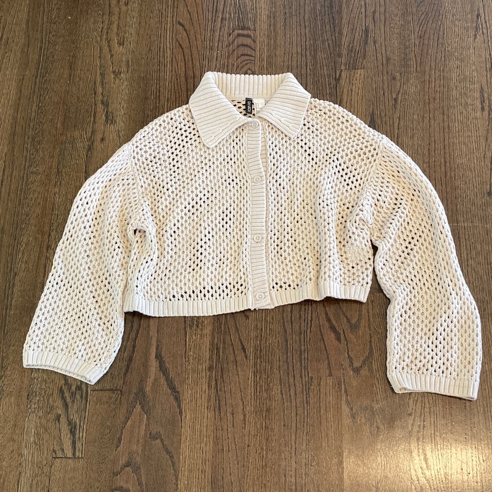 H&M Cream Knit Sweater
